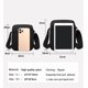 thumbnail image 5 of Nueva bolsa de hombro para hombre & #39;s mochila pequeña impermeable para hombre y #39;s bandolera cuadrada de mensajero, M Afortunado Sencillez, 5 of 5