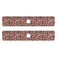 thumbnail image 7 of Yayeee Faucet Mat for Kitchen Sink 30" Diatomite Long Splash Guard Pad, Orange Floral Leopard Pattern, 2 Pack, 7 of 7
