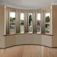 thumbnail image 2 of 3/4" Dia Adjustable 5 Sided Bay Window Curtain Rod 28 to 48" (each side) in Satin Nickel with Matthias Finials,(5Bay-88-5), 2 of 3