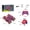 Red, variant on JUGAAD LIFE Remote Control Cars, RC Car Toys for Boys 5 6 7 8 9 10 Years Old Boys Girls, Gesture Sensing RC Stunt Car, Double Sided Race Car with Lights, Birthday Gift for Kids - Black