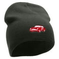 thumbnail image 4 of Old School Car Embroidered 8 Inch Short Beanie - Dk Grey OSFM, 4 of 5