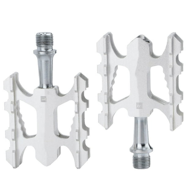 Soidarity Pedales de bicicleta, accesorios para bicicletas, reemplazo de pieza modificada, Pedal de ciclismo con cojinete, accesorios de actualización de Ciclismo Plata Soidarity OD023874-04