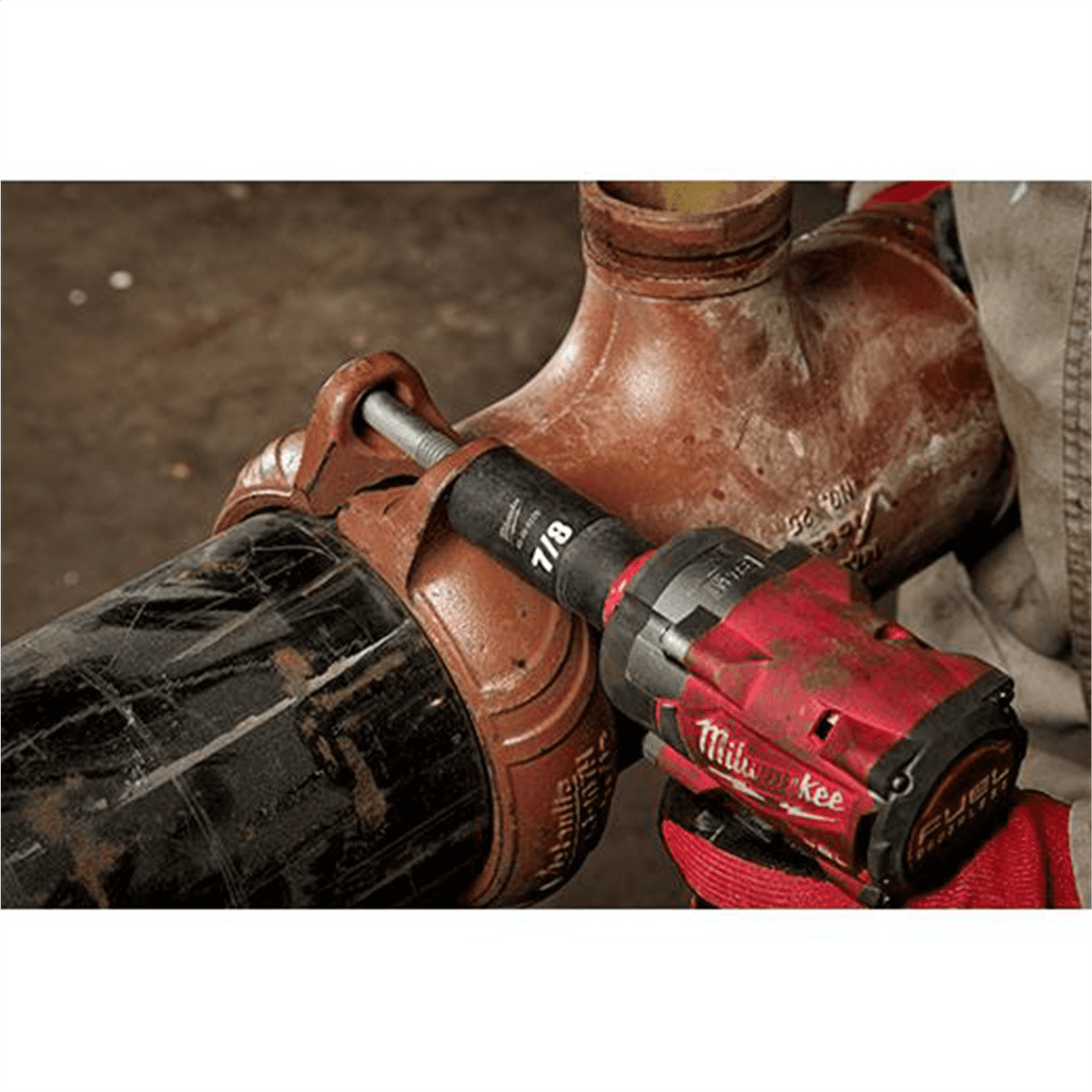 Milwaukee 49-66-7022 9PC SHOCKWAVE 1/2" Dr SAE Deep 6 Point Socket Set