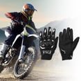 thumbnail image 2 of Unique Bargains XL Motorcycle Gloves Breathable Full Finger Gloves Nylon Outdoor Gloves Black White 1 Pair, 2 of 6