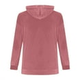 thumbnail image 5 of Grblisyd Hoodies for Teen Girls Youth Long Sleeve Velvet Tween Tops Cute Graphic Hoodie Sweatshirts Drawstring Pullover Trendy Girls Hoodies Kids 10-12 Pink 120, 5 of 6