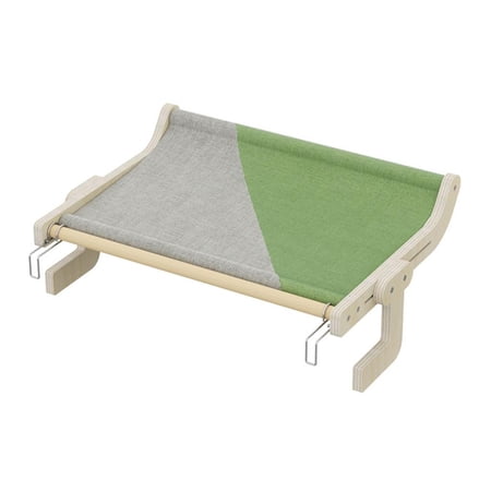 YongCo Hammock Window Bed Pet Washable Hammock Beds Living Room Home Space-saving Wall Hanging Pet Wood Breathable Hammock