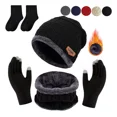 thumbnail image 1 of 5p Unisex Guantes Para Frio Y Gorros Tejidos Y Gorro Bufanda, 1 of 8