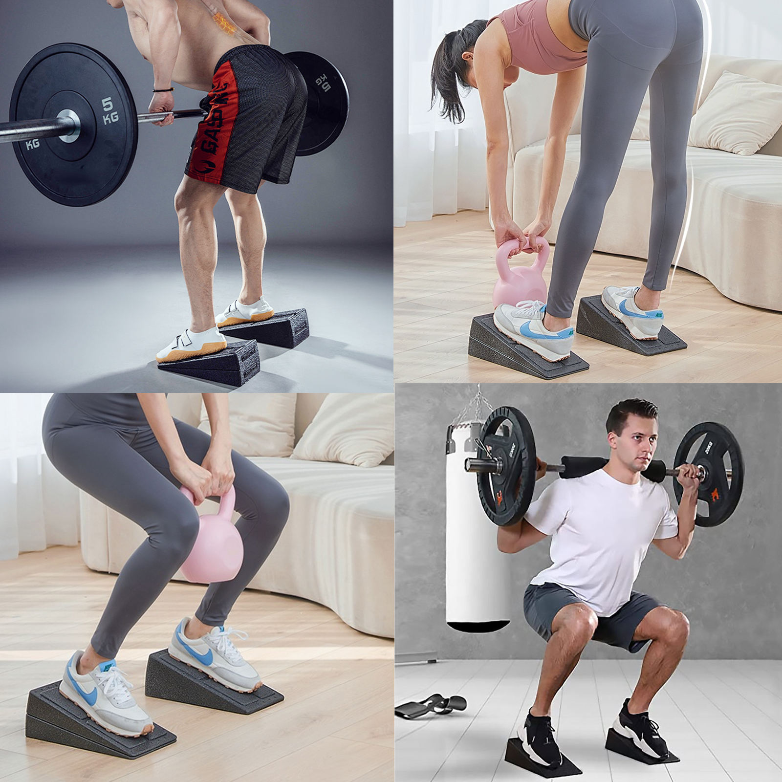 Adjustable Incline Board For Squats 2 Pcs Adjustable Squat Wedge Blocks ...