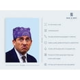 thumbnail image 2 of Michael Scott The Office Poster - By Haus and Hues | The Office Merchandise The Office Posters for Guys The Office Wall Art Prison Mike The Office TV Show Meme Posters | UNFRAMED 12"x16", 2 of 6