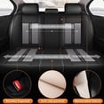 thumbnail image 2 of JIAMAOXIN Universal Waterproof Leather Seat Covers for Cars, Auto Protectors Fit for Most Sedans SUV Pick-up Truck (5 Seats,Black&Gray), 2 of 5