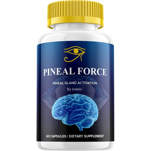 PinealForce Capsules – Pineal Force Natural Blend Memory Focus Support Supplement, 1 Pack, 60 Capsules