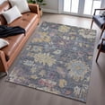 thumbnail image 6 of Addison Rugs Mayfield Premium Machine Washable Traditional Global Blue Rectangle Rug, 8' x 10', 6 of 6