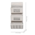 thumbnail image 4 of WEUVEB 1Pcs Over Door Organiser Easy to Clean Rectangular Grey Polyester For Living Room, 4 of 4