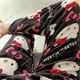 thumbnail image 3 of Sanrio-Pijama de Hello Kitty para mujer, pantalón de franela de Anime, color negro y rosa, cálido, de lana, informal, a la moda, para el hogar, Otoño, novedad, 3 of 4