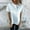 White, variant on Fashion Women's Summer Round-Neck Solid Short Sleeve Casual Blouse