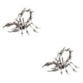 thumbnail image 2 of stanreset Varied Difficulty Level 3D Metal Puzzles Gift Toy For Brain Teaser Fans 3-d Puzzles Riddle Gifts Toys Brain Training 【Scorpion King】diy 2Set, 2 of 6