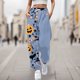 thumbnail image 1 of WILLBEST Pantalones Deportivos Casuales para Mujer, Cómodos, con Estampado de Halloween, Cintura Elástica Suave, Diseño de Dibujos Animados, Pantalones Holgados para Uso Diario Extra Grande, 1 of 3