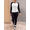 Black White, variant on Women's 2 Piece Tracksuit Outfits for Women Jogger Bodycon Pants Set-Black Pink-M