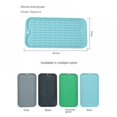 thumbnail image 3 of Silicone Drying Mat Dish Bowl Cup Non Slip Anti Hot Pad Potholder Mat Spoon Rest Draining Coaster Kitchen Counter Kitchen Gadget, 3 of 10