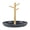 Black, variant on Wood 3-Tier Key Tray Jewelry Dish Organizer, Multi Functional Hanging Entryway Valet Tray, Storage Holder for Keys Rings Small Jewelry Entry Table Decor Gray