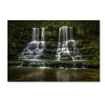 Trademark Fine Art 'Waterfall' Canvas Art by Abbas Ali Amir