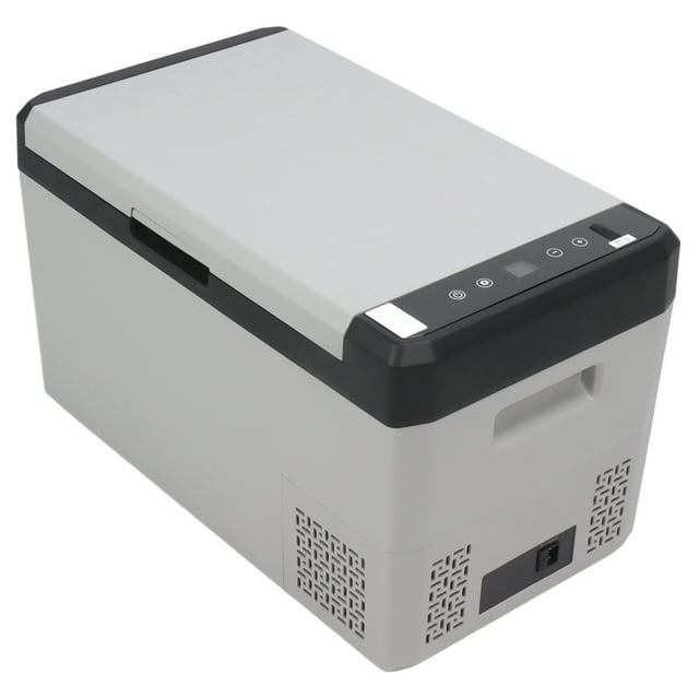 Electric Cooler, 25L Car Fridge Phone Connection Freezer Fridge Cooler Vehicle Refrigerator 100 To 240v EU Plug For Travel Outdoor Camping