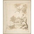 thumbnail image 2 of Jusepe de Ribera 20x23 Gold Ornate Framed and Double Matted Museum Art Print Titled - Adoration of the Shepherds (1645-50), 2 of 4