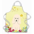 thumbnail image 1 of Carolines Treasures BB6070APRON Easter Eggs Poodle White Apron, 1 of 4