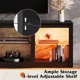 thumbnail image 4 of Living Room Furniture TV Free Shipping TV Bracket with LED Light for TVs up to 65 inches with glass stand for modern home My Lux Decor Round, 4 of 9