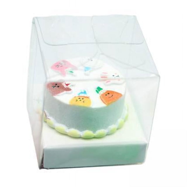 2x Pastel de Casa de Muñecas 1:12 con Caja de Almacenamiento, Escena de Juego de Simulación, Modelo de Simulación de Comida, Postre, Modelo para Comed 2 piezas
