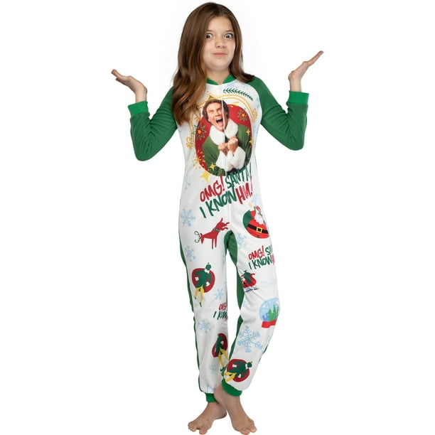 Elf onesie pajamas walmart sale