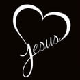 thumbnail image 2 of Opvise Jesus Heart Removable Waterproof Car Styling Window Bumper Decal Decor Sticker, 2 of 5