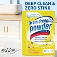 thumbnail image 4 of SIYTUAU Pipe Cleaning Powder Yellow Scent For Sewer Drain Oil Blockage Dissolving And Deodorizing Unclogging Solution Plastic Container Yellow, 4 of 7