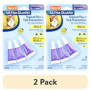 (2 pack) Hartz UltraGuard Topical Flea and Tick Prevention Treatment for Cats & Kittens, 3 Treatments