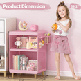 thumbnail image 5 of Kids Nightstand,Kids Bedside Table,Teen Girls Night Stand,Toddler Night Stand,End Table for Girls Room Storage,Pink nightstand, 5 of 6