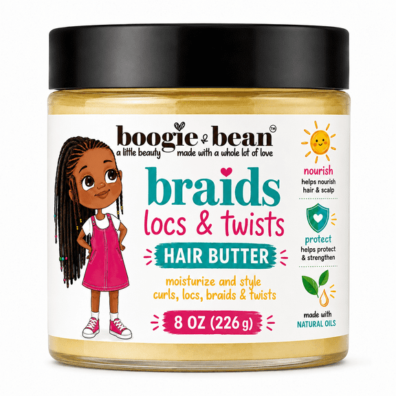 Kids Hair Grease & Braiding Hair Butter, Kids Natural Hair Products, Kids Hair Oil, Curls and Twists