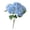 Light Blue, variant on Artificial Hydrangea Silk Flowers with Stems, 18.5" Rose Purple Faux Hydrangeas Bouquet, Suitable for Shady Places & Waterproof Fake Flower for Outdoor Wedding Home Decor