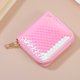 thumbnail image 4 of Monedero con patrón de sirena rosa Bolsas de almacenamiento de PU Bolsa de cambio con soporte para monedero con cremallera para niñas y mujeres, 4 of 7