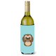 thumbnail image 1 of Aislante Para Bebidas, Diseño De Tablero De Ajedrez, Color Azul, Chocolate, Marrón, Shih Tzu, 1 of 1