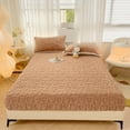 thumbnail image 1 of Fiudx Ofertas del día Sábana ajustable Funda protectora para cama Colchón Bolsillo Sábana ajustable Invierno Cálido Transpirable Antideslizante para el cuidado de la piel Sábana ajustable Sábana ajus, 1 of 6
