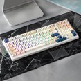 thumbnail image 1 of Teclado RGB para jugadores teclado inalámbrico tipo C compatible con Bluetooth teclado personalizado, 1 of 9