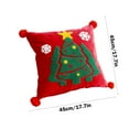 thumbnail image 2 of Qocolhg Christmas Decorations Outdoor Indoor, Christmas Pillowcase Rectangular Pillowcase Invisible Zipper Holiday Pillowcase Holiday Gift Christmas Decoration Red Pillowcase Suitable For Sofa, 2 of 5