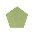 thumbnail image 1 of Saturn Collection Solid Color Lime Green 4' Pentagon - Area Rug, 1 of 4