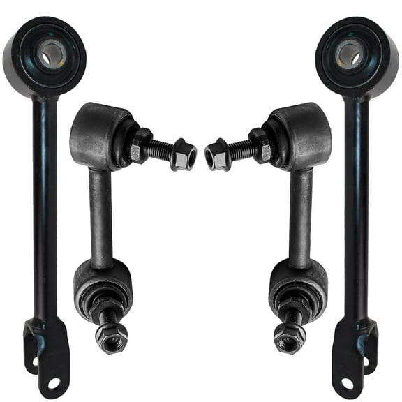Detroit Axle - Rear Trailing Arms Sway Bars for 11-13 Nissan Altima 11-14 Maxima 09-14 Murano 2 Trailing Arms Assembly 2 Stabilizer Sway Bar End Links Replacement