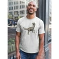 thumbnail image 2 of Dinosaur With Mouth Open T-Shirt Men -Image by Shutterstock, Male Small, 2 of 4
