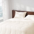 thumbnail image 2 of Bedtter Luxe Cooling Comforter King, Sorona and Tencel Filling Cold Touch Fabric Cooling Blanket for Night Sweats Hot Sleeper, Double-Sided Cool Design Summer Breathable Comforter, 106"x90", Ivory, 2 of 11