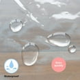 thumbnail image 4 of Short Shower Curtain Liner 48 Inch Length, Clear Peva Vinyl Waterproof Walk in Tub Shower Curtain Sets with 3 Heavy Magnets 70x48'', 4 of 4
