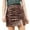 Brown, variant on Women's Tennis Skirts Summer Women's Pure Colored Short Slit Miniskirt Tight Bodycon Casual Streetwear Brown M