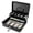 Black, variant on Large Cash Box with Money Tray and Lock, Metal Money Box for Cash, Lock Safe Box for Money 11.8" x 9.4" x 3.5", 4 Bill 5 Coin Slots