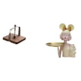 thumbnail image 1 of Portapapeles,Servilletero de cafetería,servilletero,organizador de mesa,Estatua con bandeja para guardar llaves,Estatua de niña con bandeja para guardar llaves coleccionable,Figura de resina, 1 of 8